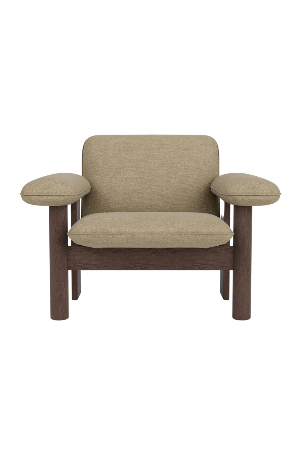 Luxury Upholstered Lounge Armchair European Style for Villa