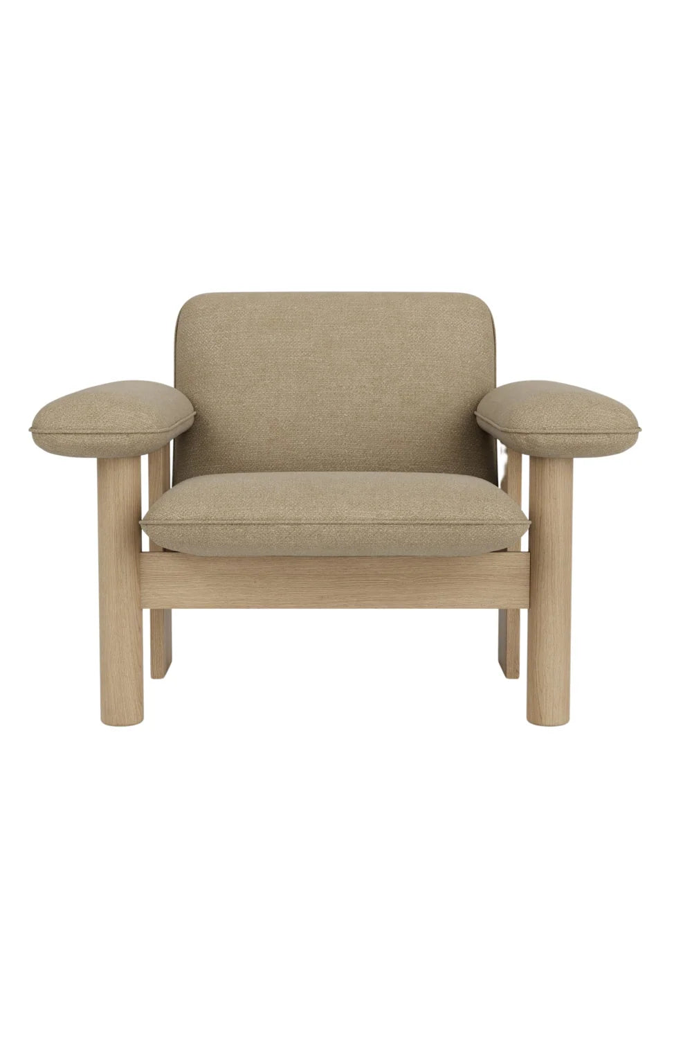 Luxury Upholstered Lounge Armchair European Style for Villa