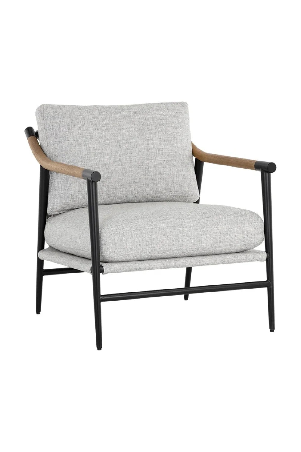 Luxury Upholstered Lounge Chair European Style for Villa