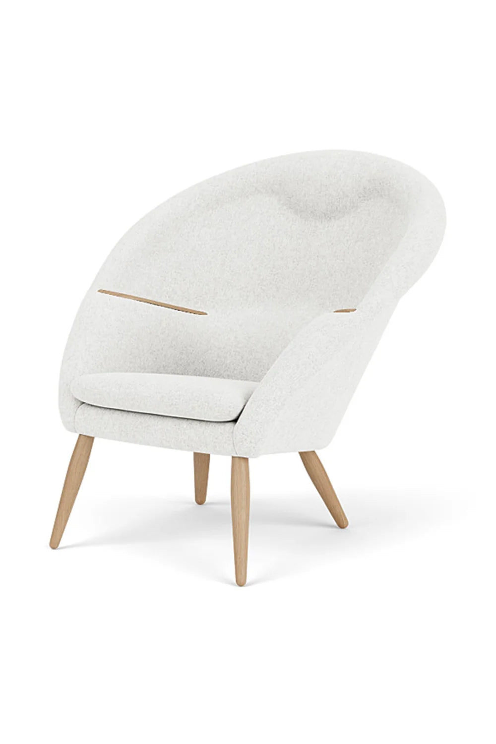 Luxury Upholstered Lounge Chair with Headrest Modern Italian Style for Villa