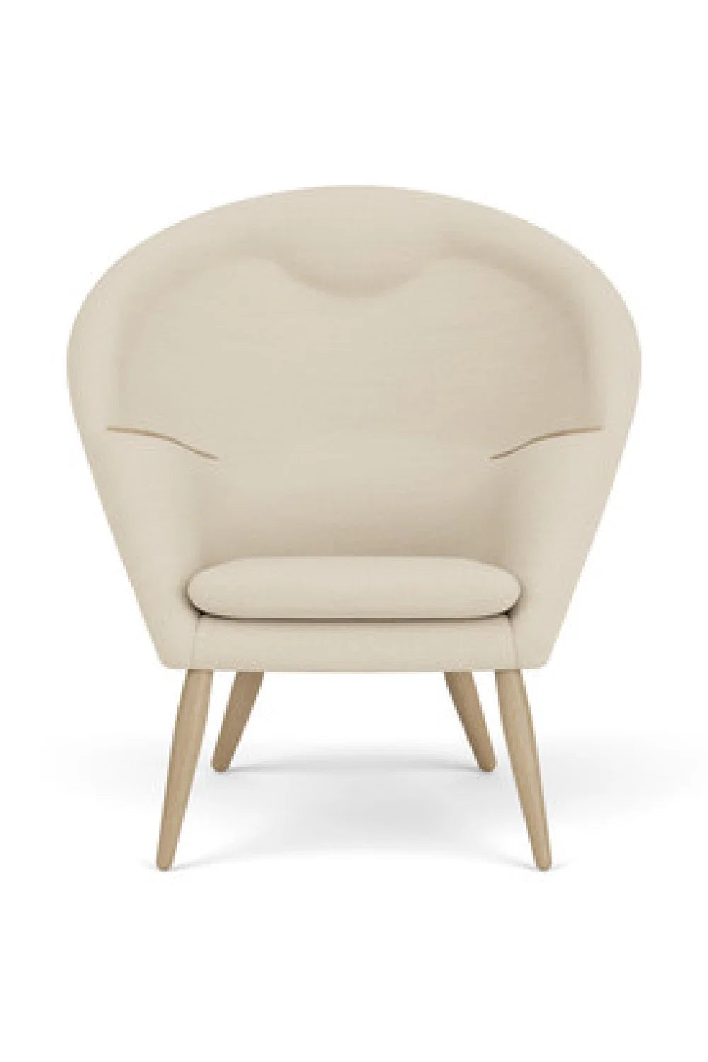 Luxury Upholstered Lounge Chair with Headrest Modern Italian Style for Villa