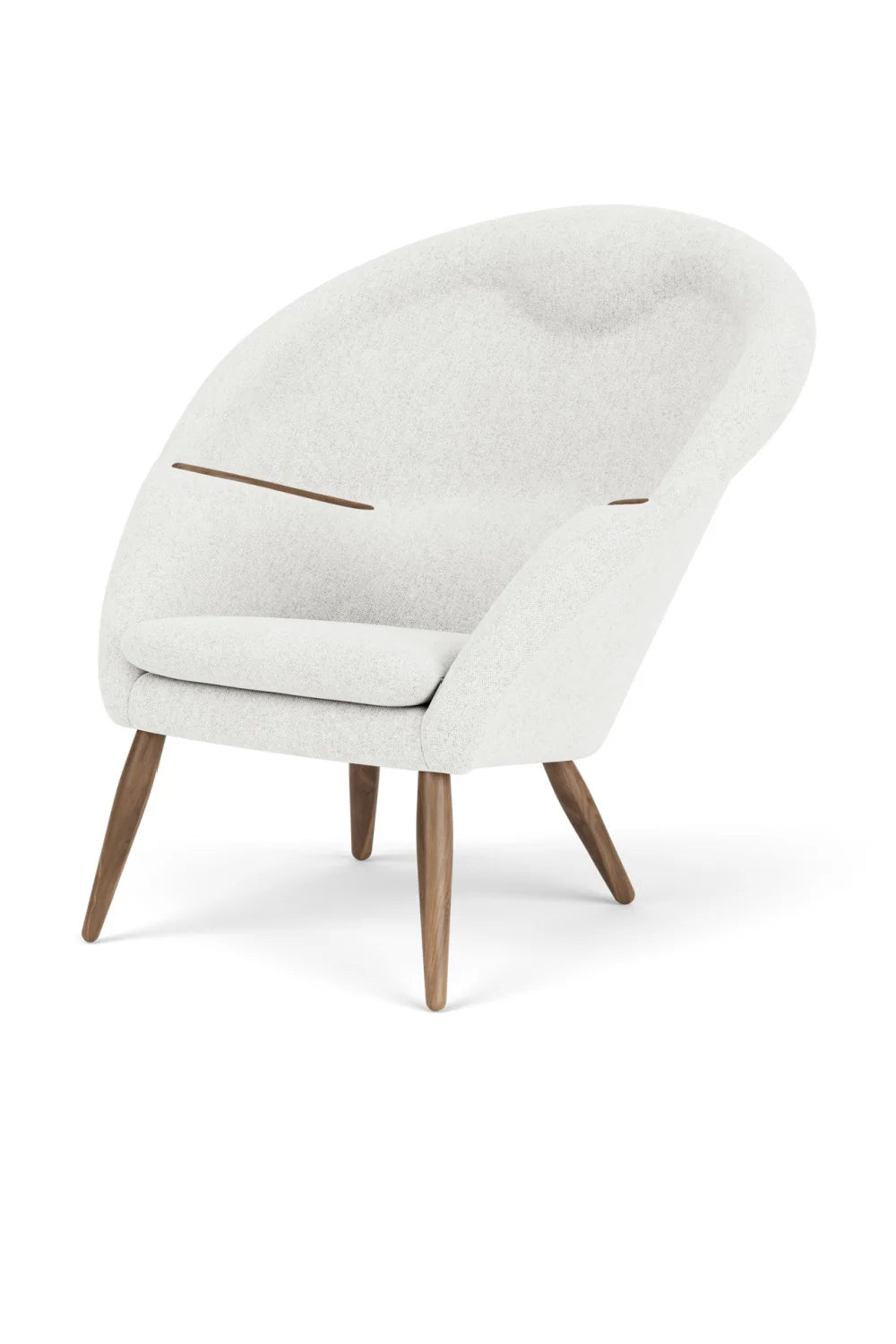 Luxury Upholstered Lounge Chair with Headrest Modern Italian Style for Villa
