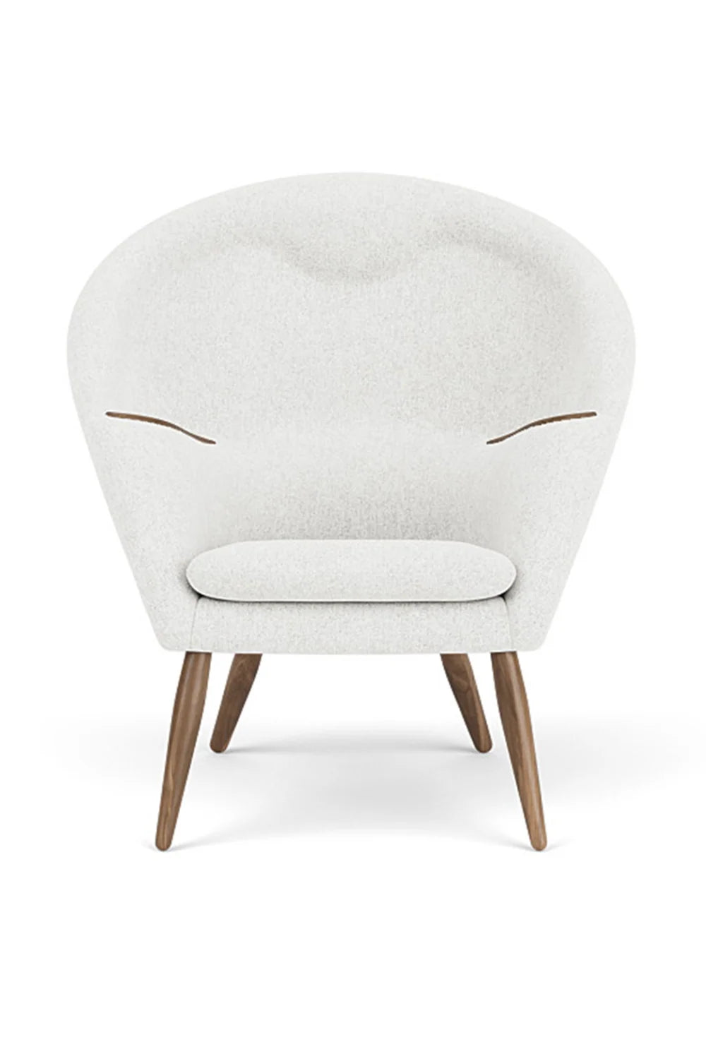 Luxury Upholstered Lounge Chair with Headrest Modern Italian Style for Villa