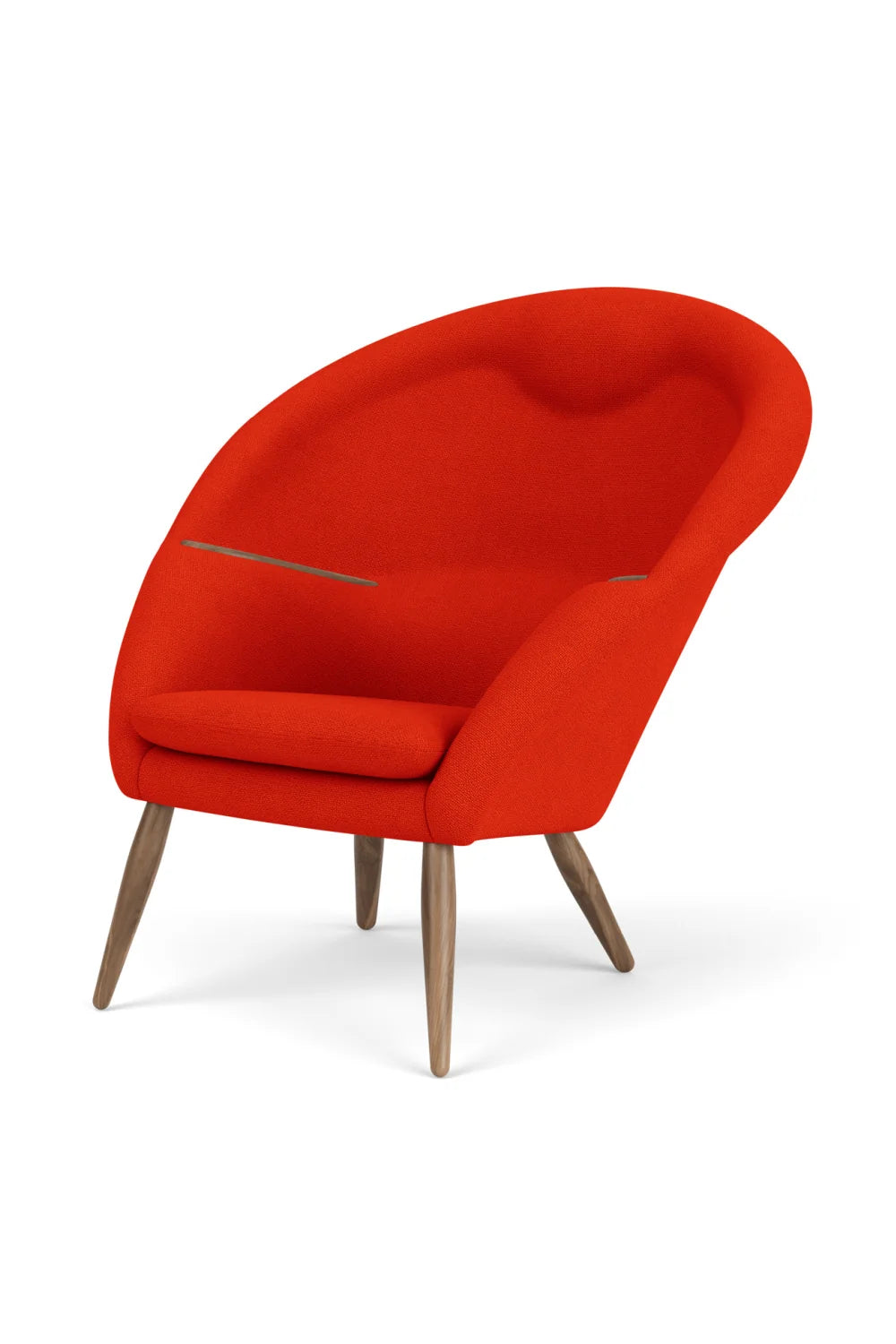 Luxury Upholstered Lounge Chair with Headrest Modern Italian Style for Villa
