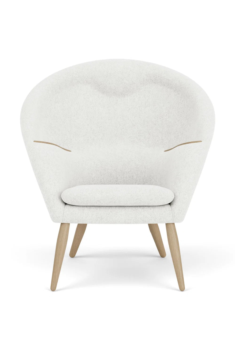 Luxury Upholstered Lounge Chair with Headrest Modern Italian Style for Villa