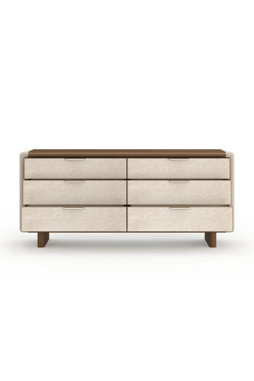 Luxury Upholstered Modern 6-Drawer Dresser European Style for Villa