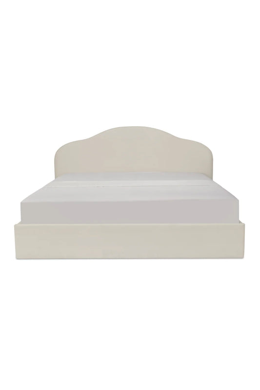 Luxury Upholstered Modern Arched Bed European Style for Villa