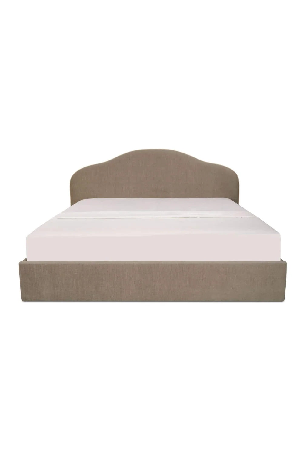 Luxury Upholstered Modern Arched Bed European Style for Villa