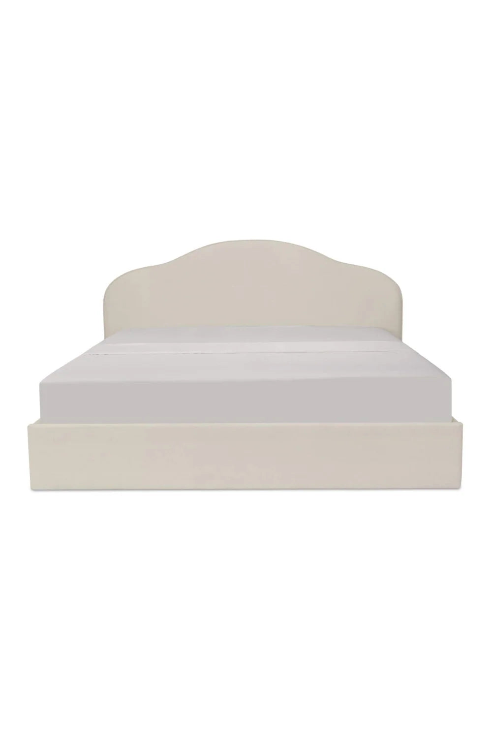 Luxury Upholstered Modern Arched Bed European Style for Villa