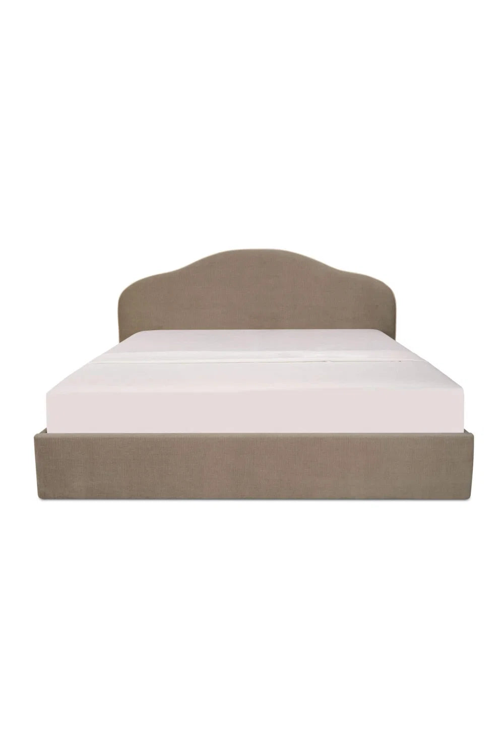Luxury Upholstered Modern Arched Bed European Style for Villa