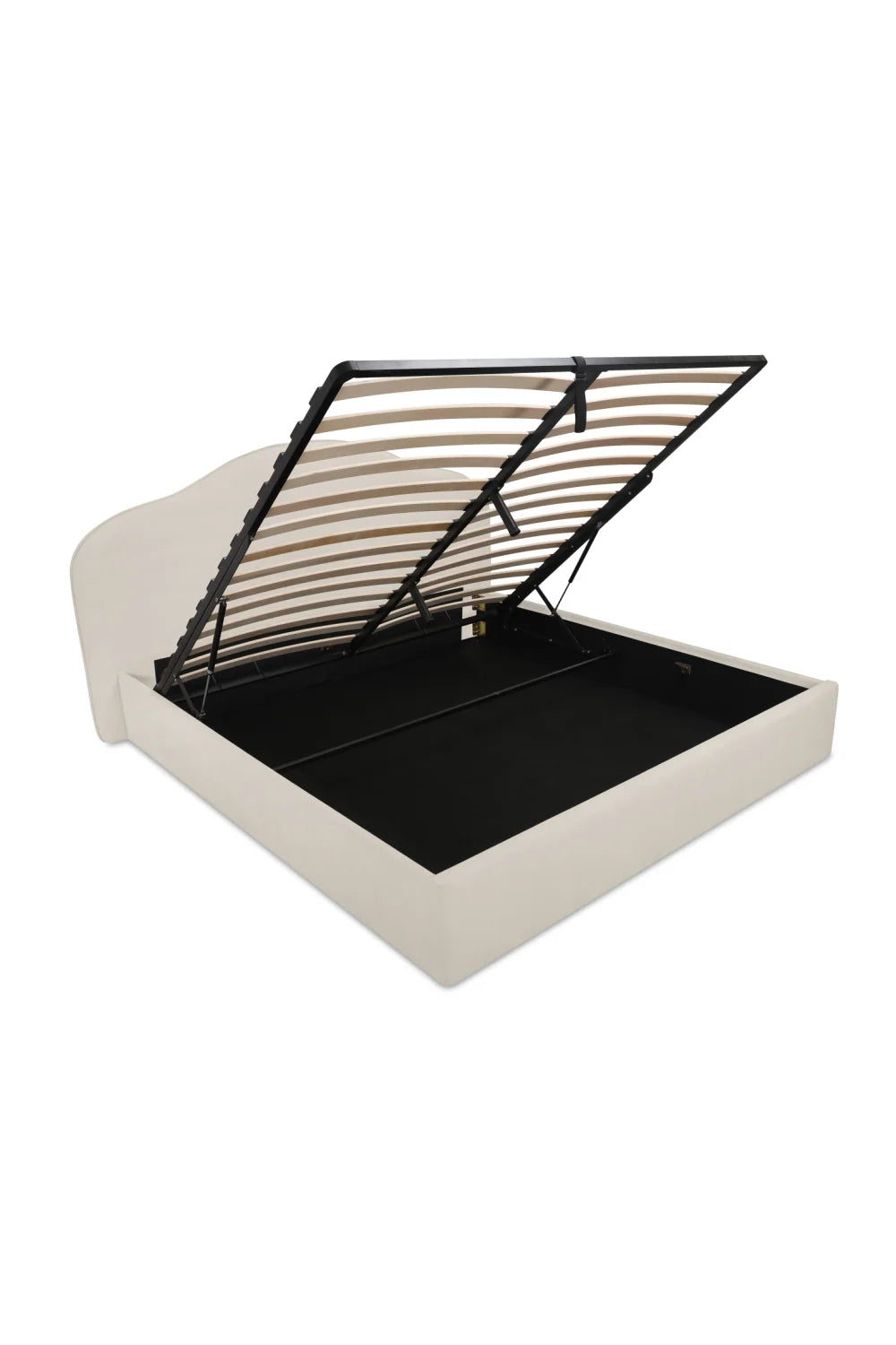 Luxury Upholstered Modern Arched Bed European Style for Villa
