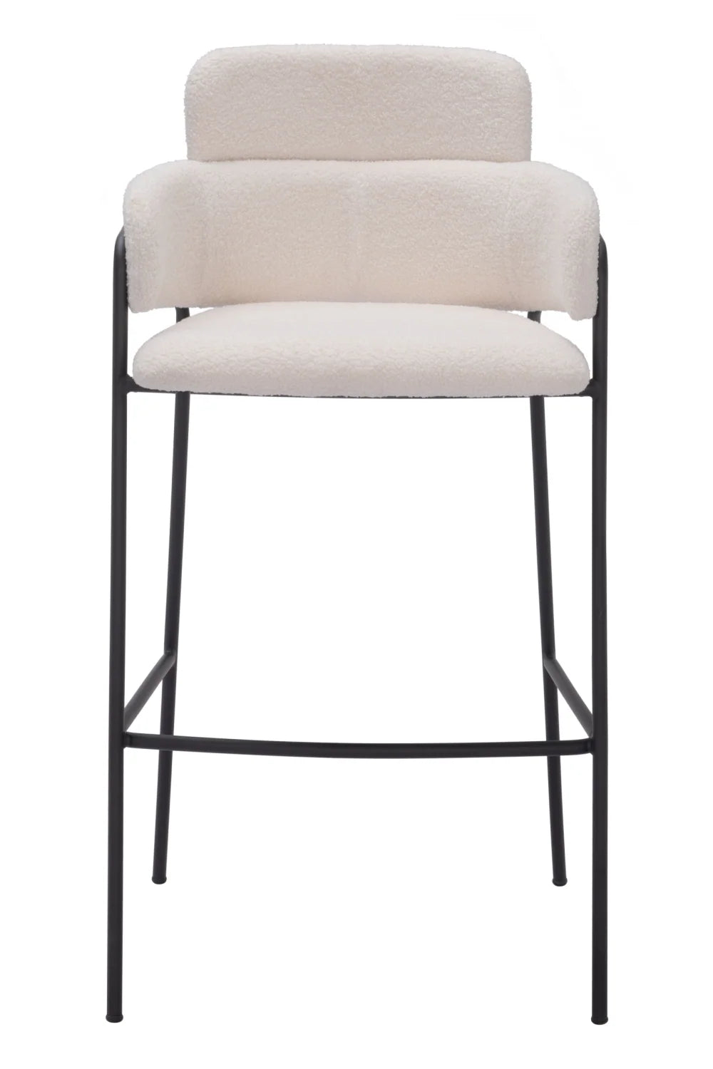 Luxury Upholstered Modern Bar Stool European Style for Villa