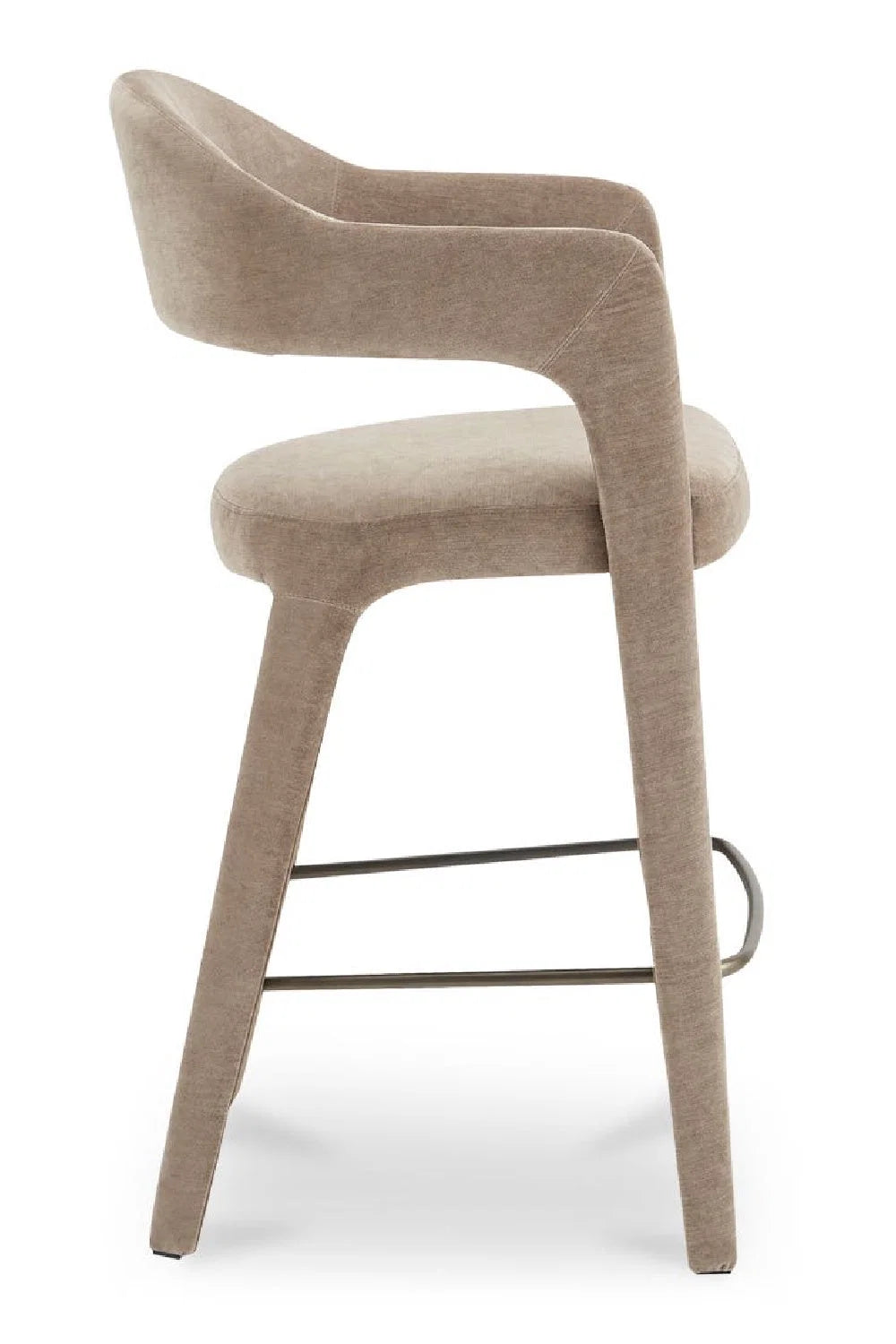 Luxury Upholstered Modern Bar Stool European Style for Villa
