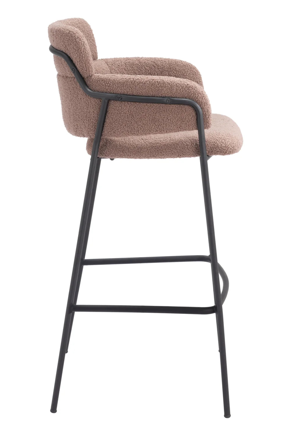 Luxury Upholstered Modern Bar Stool European Style for Villa