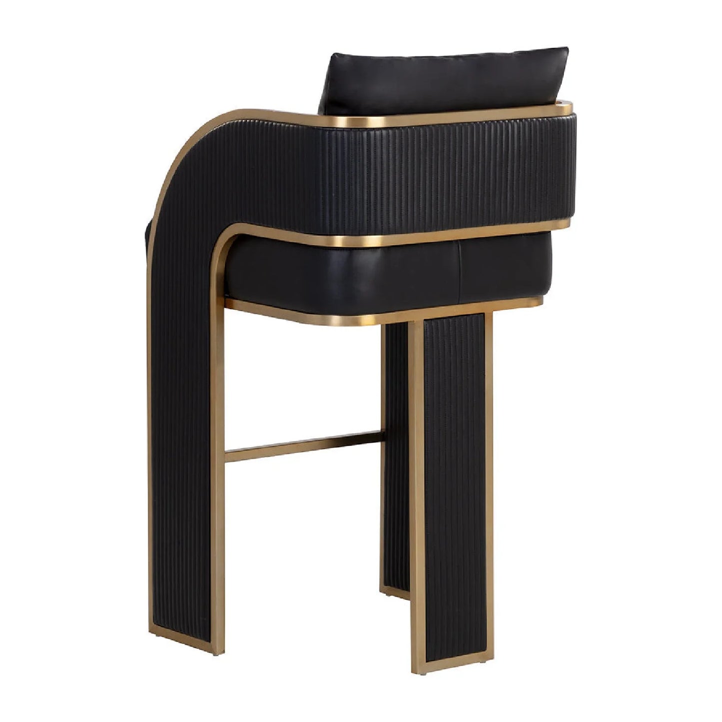 Luxury Upholstered Modern Bar Stool European Style for Villa