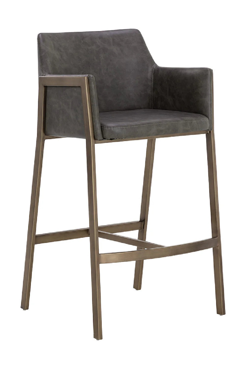 Luxury Upholstered Modern Bar Stool European Style for Villa