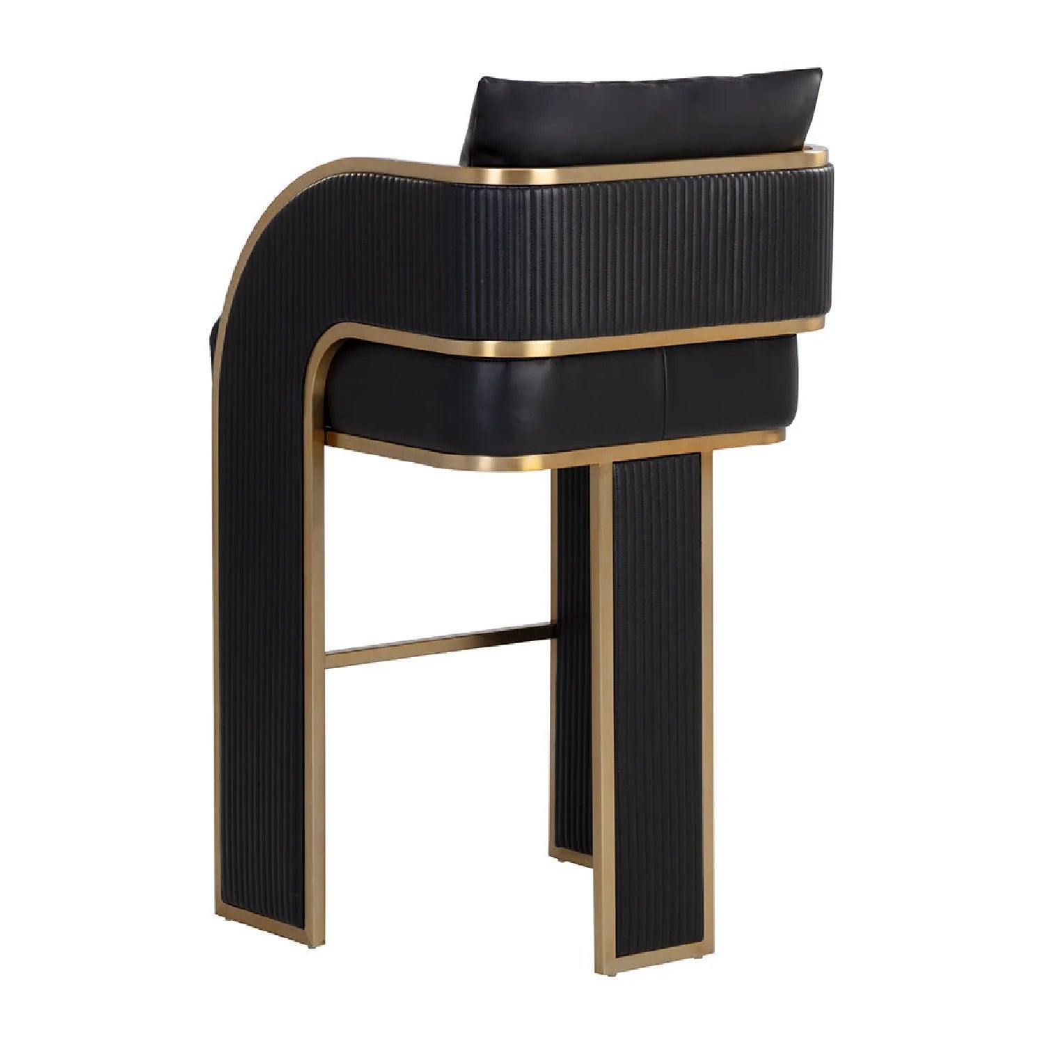 Luxury Upholstered Modern Bar Stool European Style for Villa