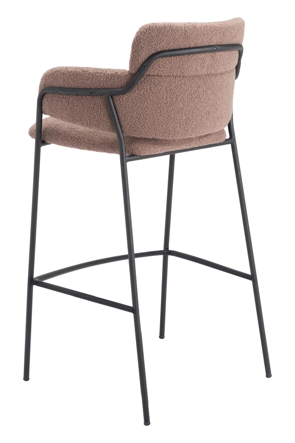 Luxury Upholstered Modern Bar Stool European Style for Villa