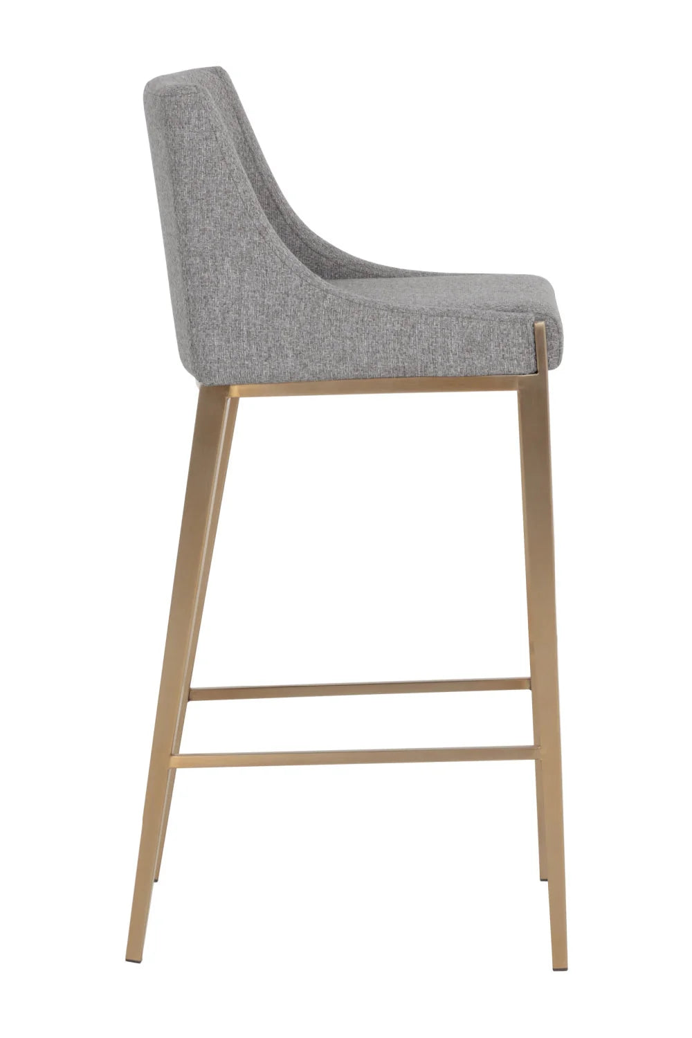 Luxury Upholstered Modern Bar Stool European Style for Villa