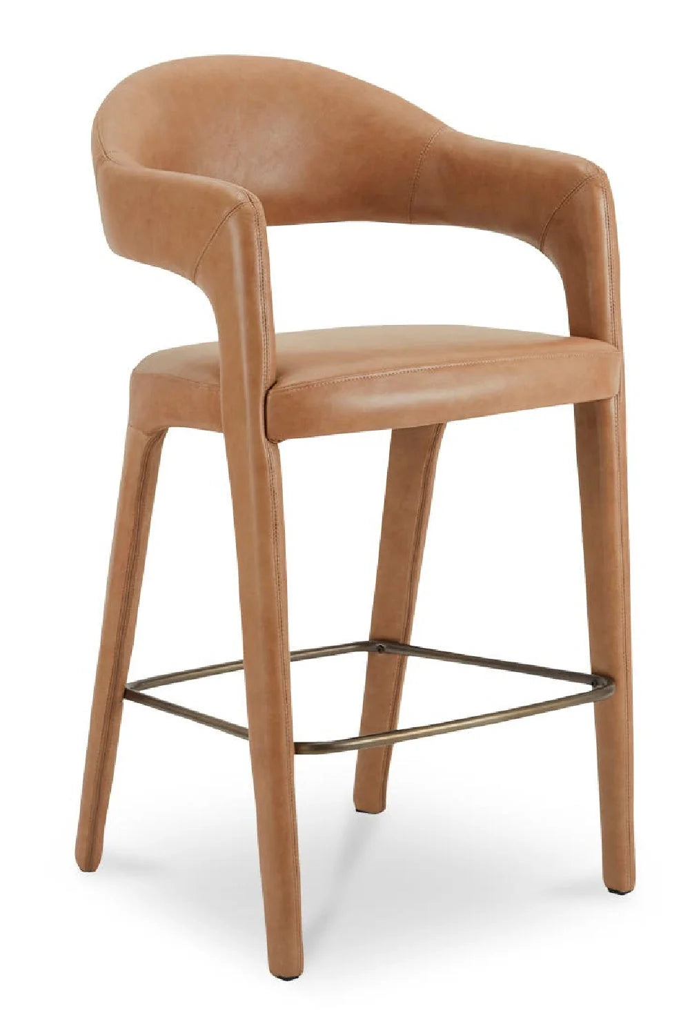 Luxury Upholstered Modern Bar Stool European Style for Villa
