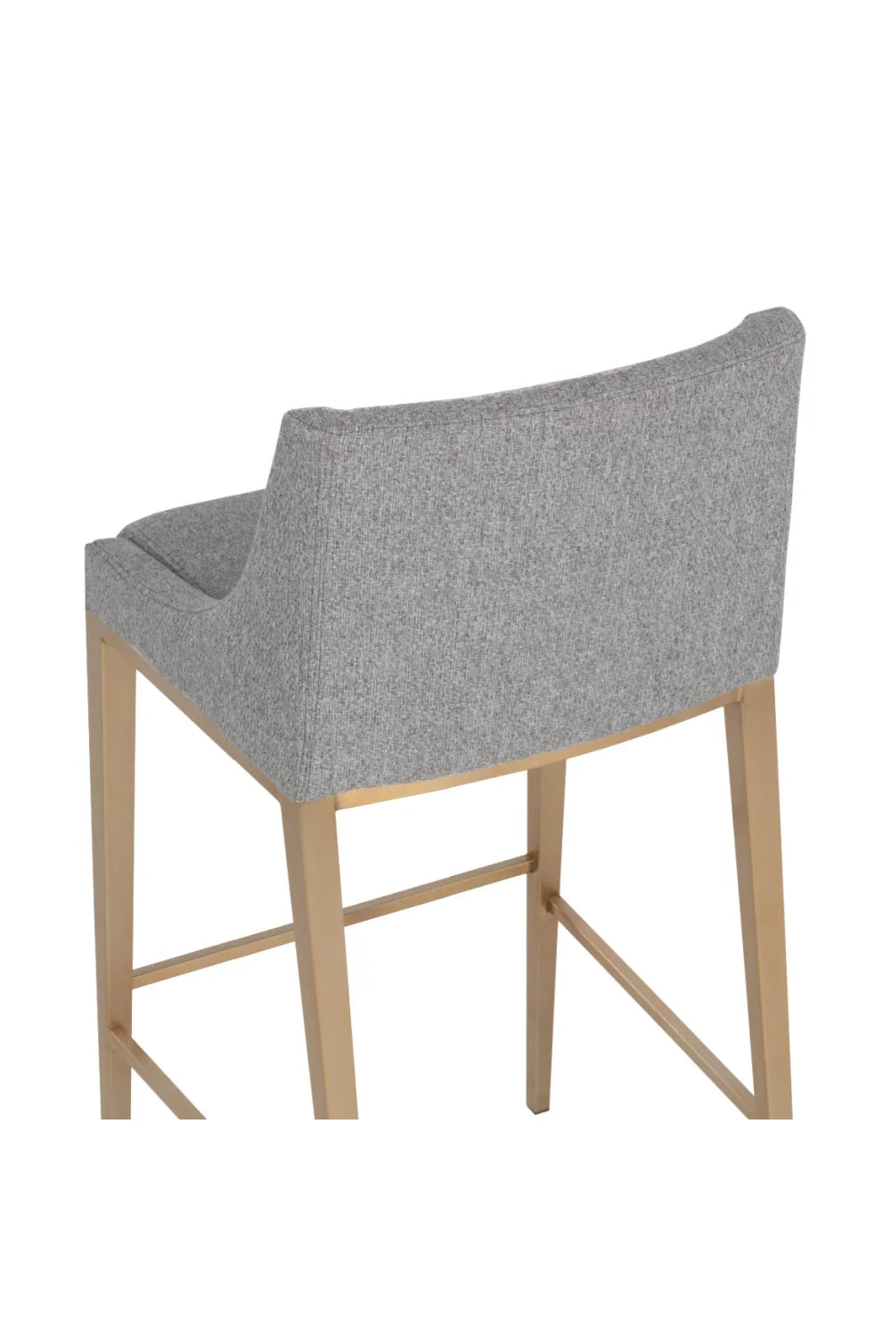 Luxury Upholstered Modern Bar Stool European Style for Villa