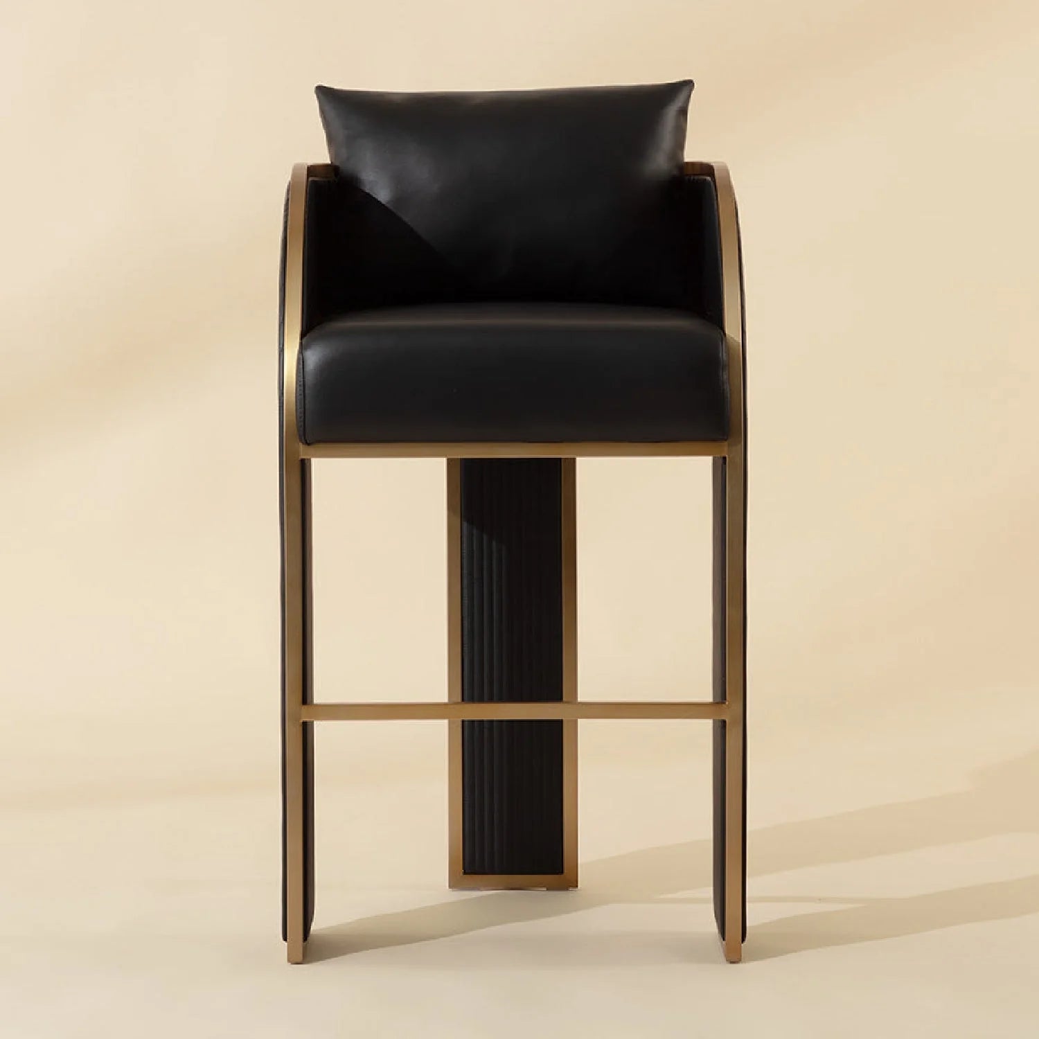 Luxury Upholstered Modern Bar Stool European Style for Villa
