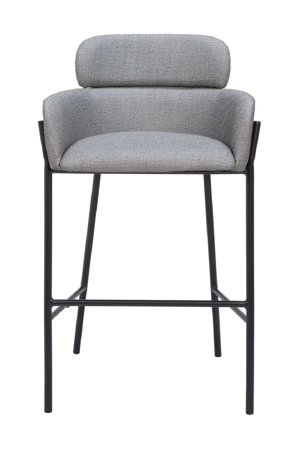 Luxury Upholstered Modern Bar Stool European Style for Villa