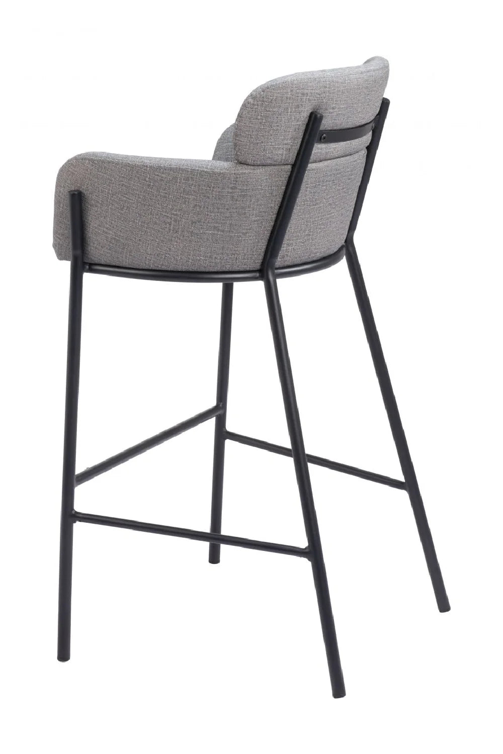 Luxury Upholstered Modern Bar Stool European Style for Villa