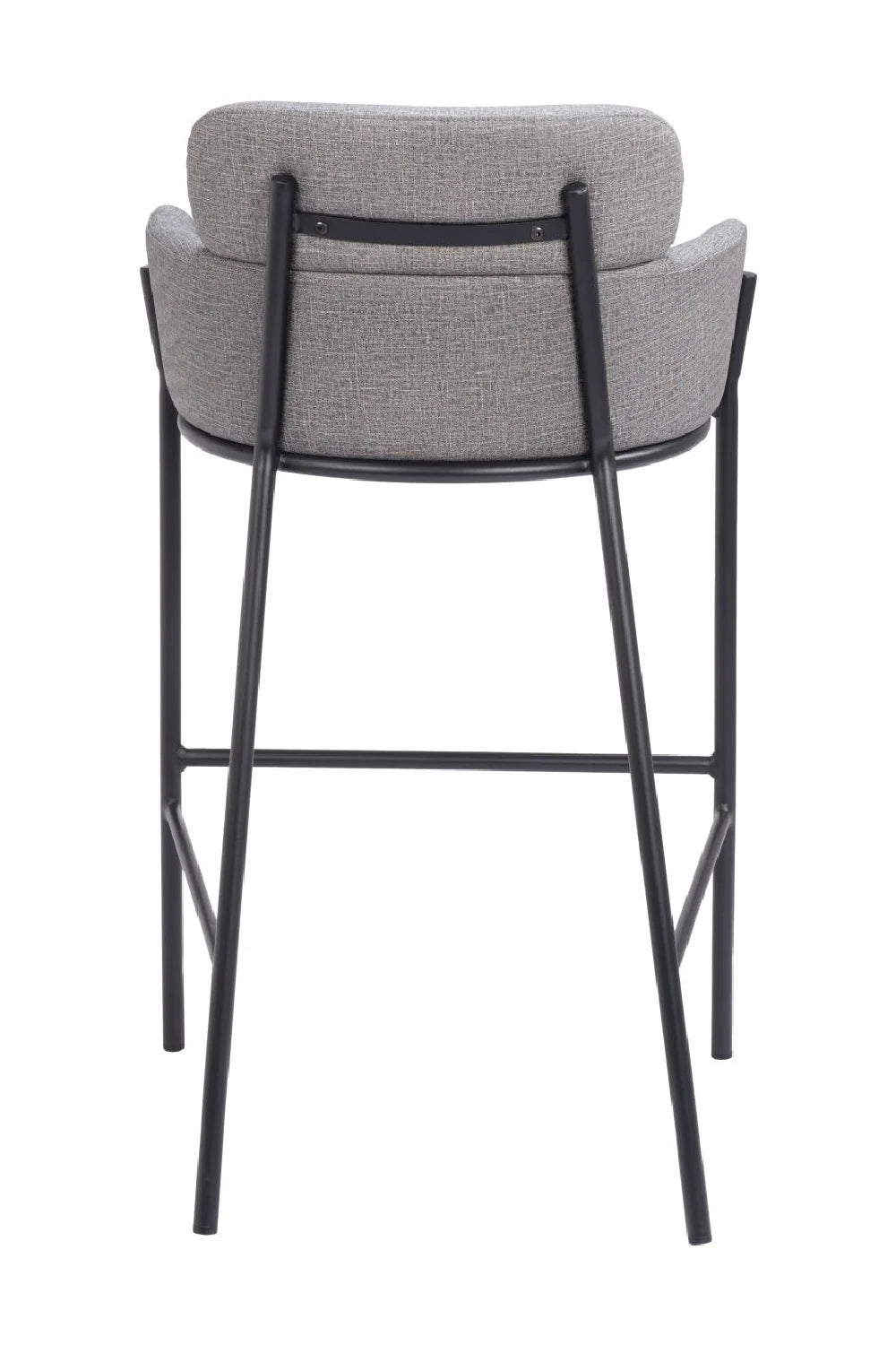 Luxury Upholstered Modern Bar Stool European Style for Villa