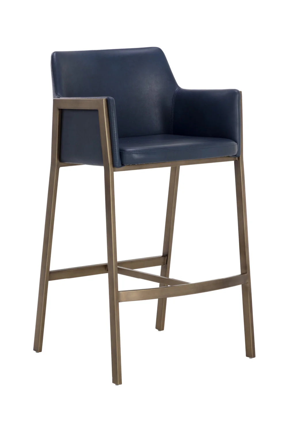 Luxury Upholstered Modern Bar Stool European Style for Villa