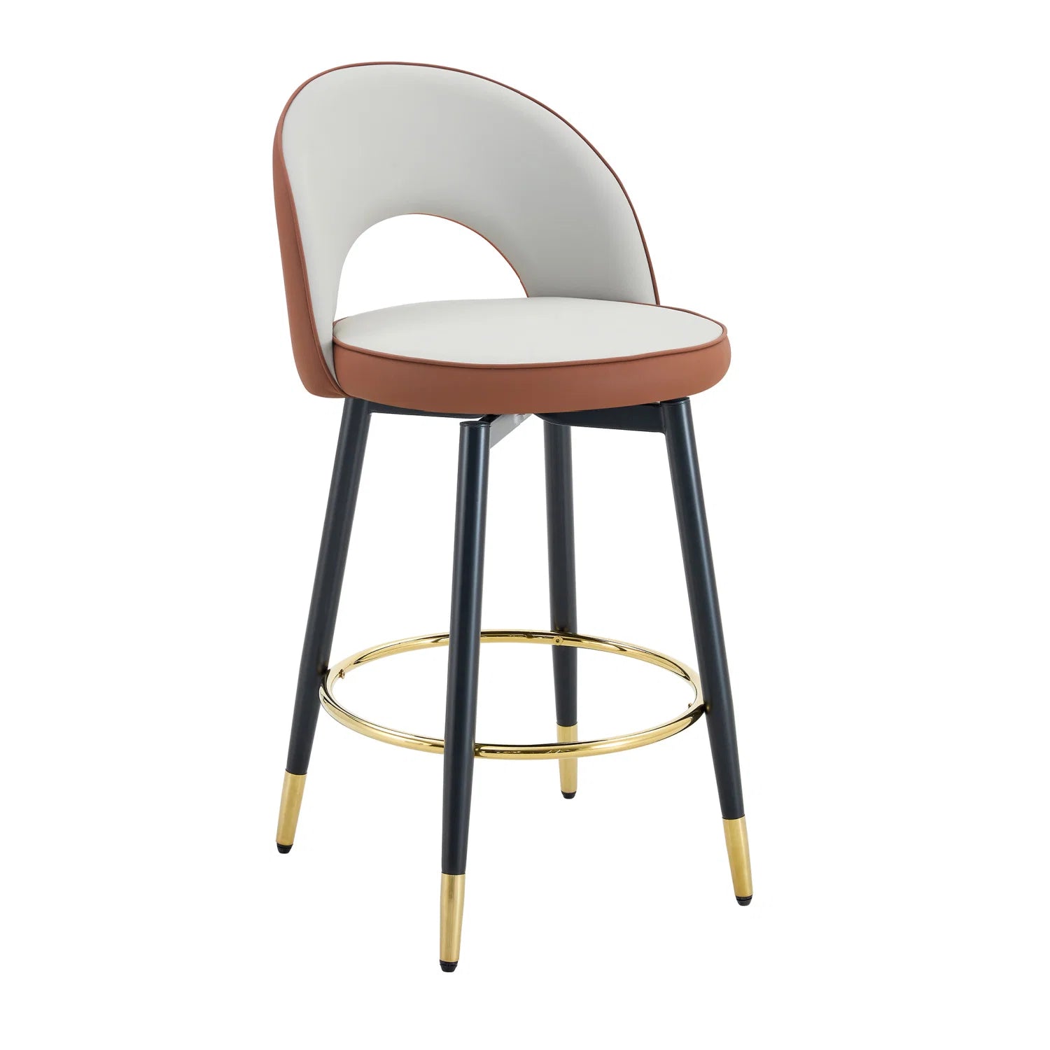Luxury Upholstered Modern Bar Stool European Style for Villa