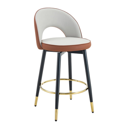 Luxury Upholstered Modern Bar Stool European Style for Villa