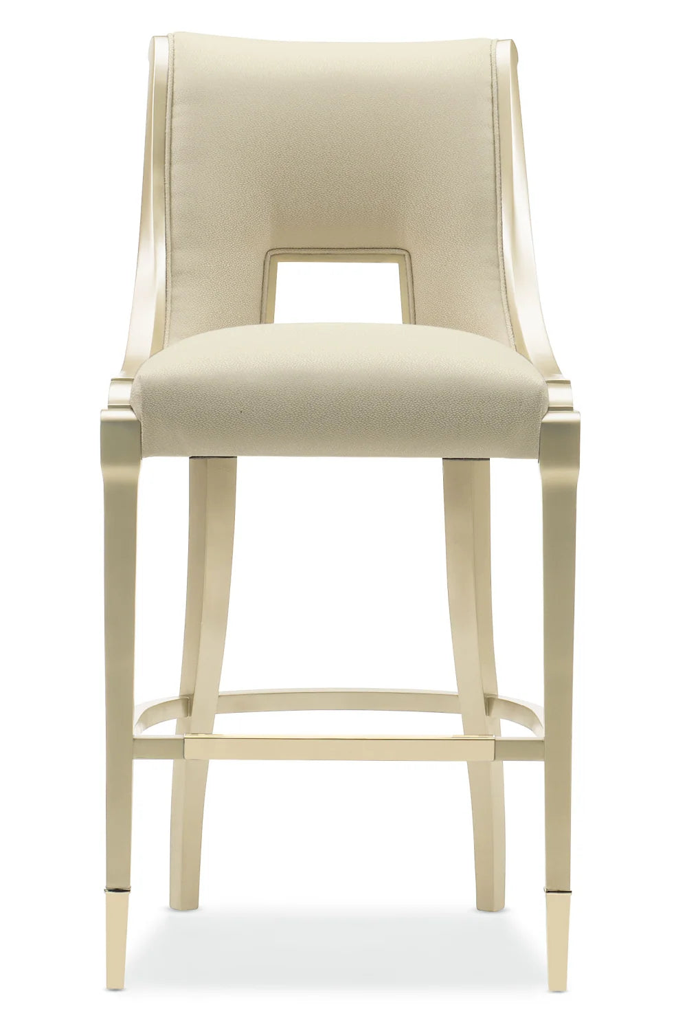 Luxury Upholstered Modern Bar Stool European Style for Villa