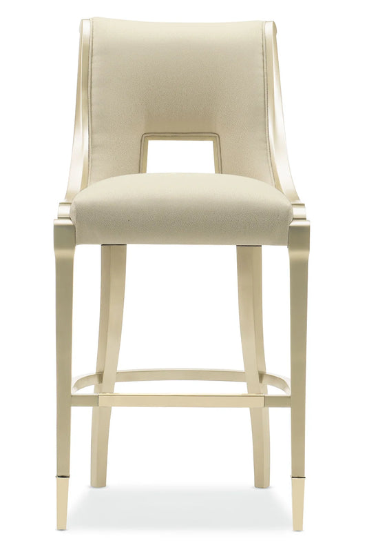 Luxury Upholstered Modern Bar Stool European Style for Villa