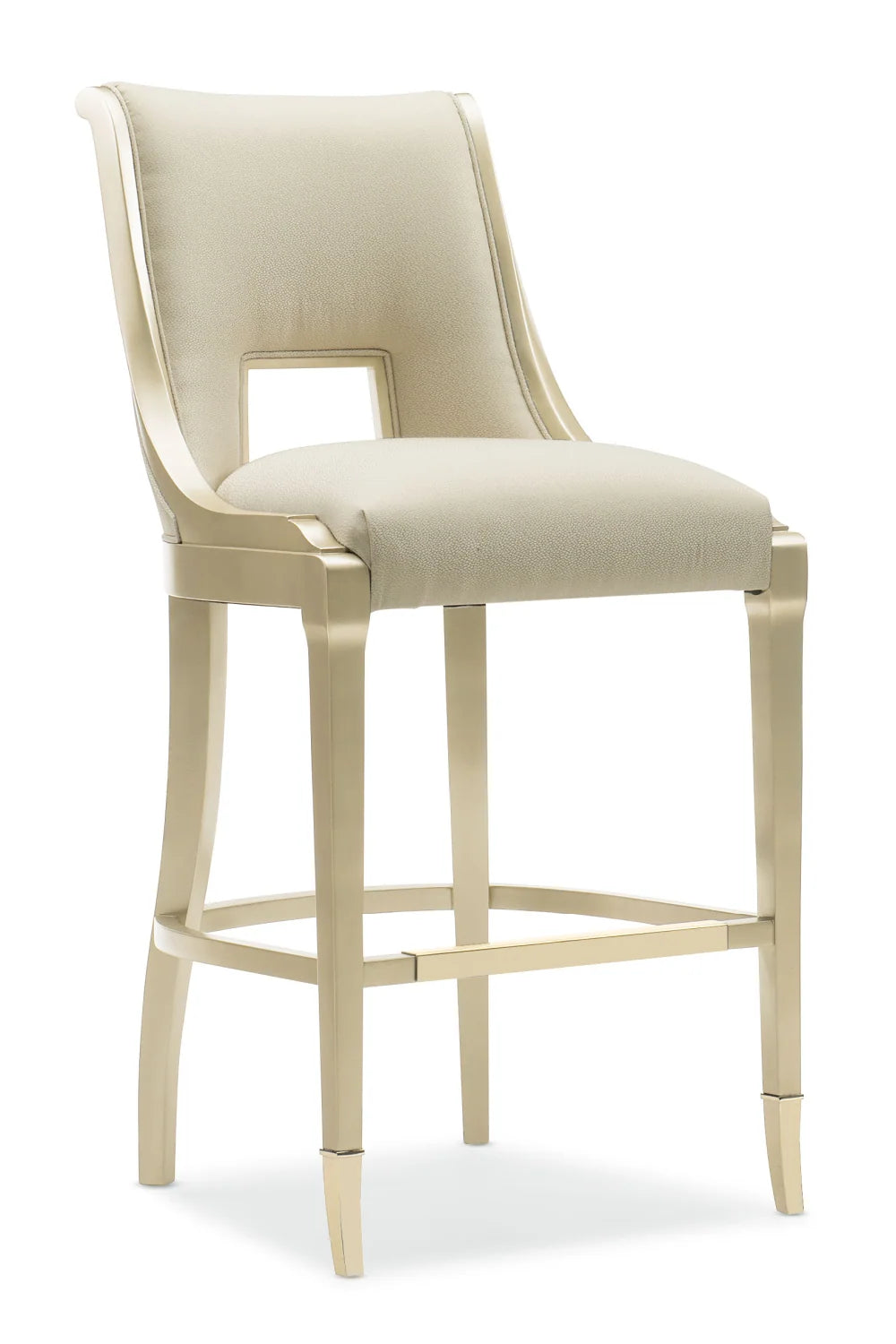 Luxury Upholstered Modern Bar Stool European Style for Villa