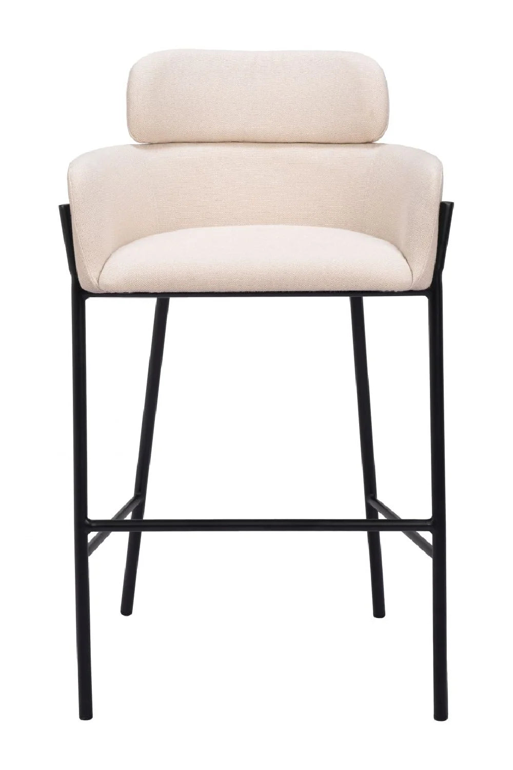 Luxury Upholstered Modern Bar Stool European Style for Villa