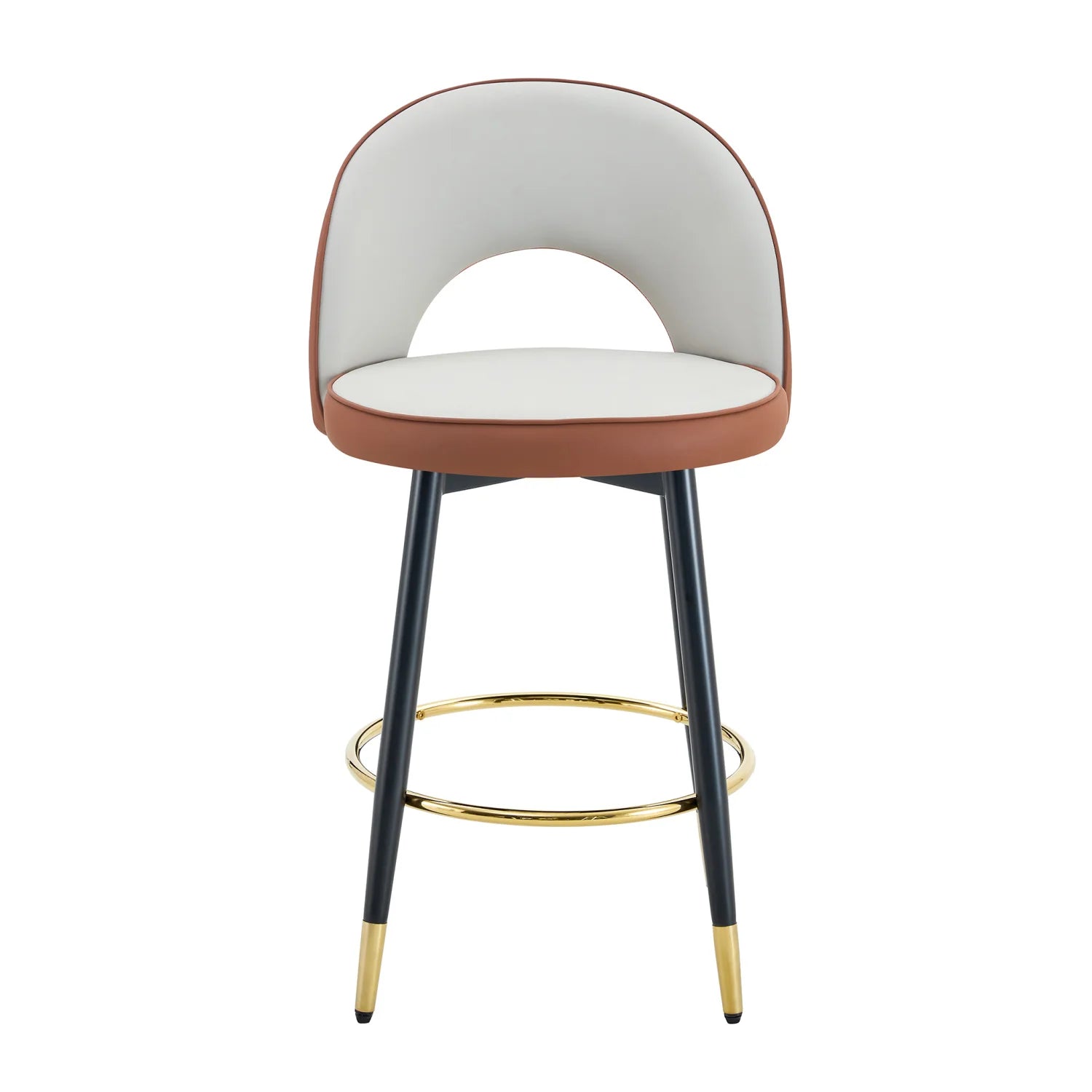 Luxury Upholstered Modern Bar Stool European Style for Villa