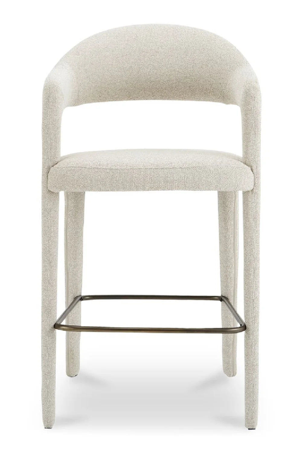 Luxury Upholstered Modern Bar Stool European Style for Villa