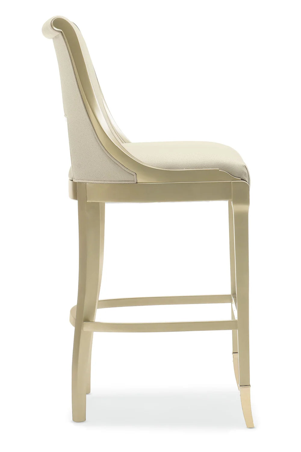 Luxury Upholstered Modern Bar Stool European Style for Villa