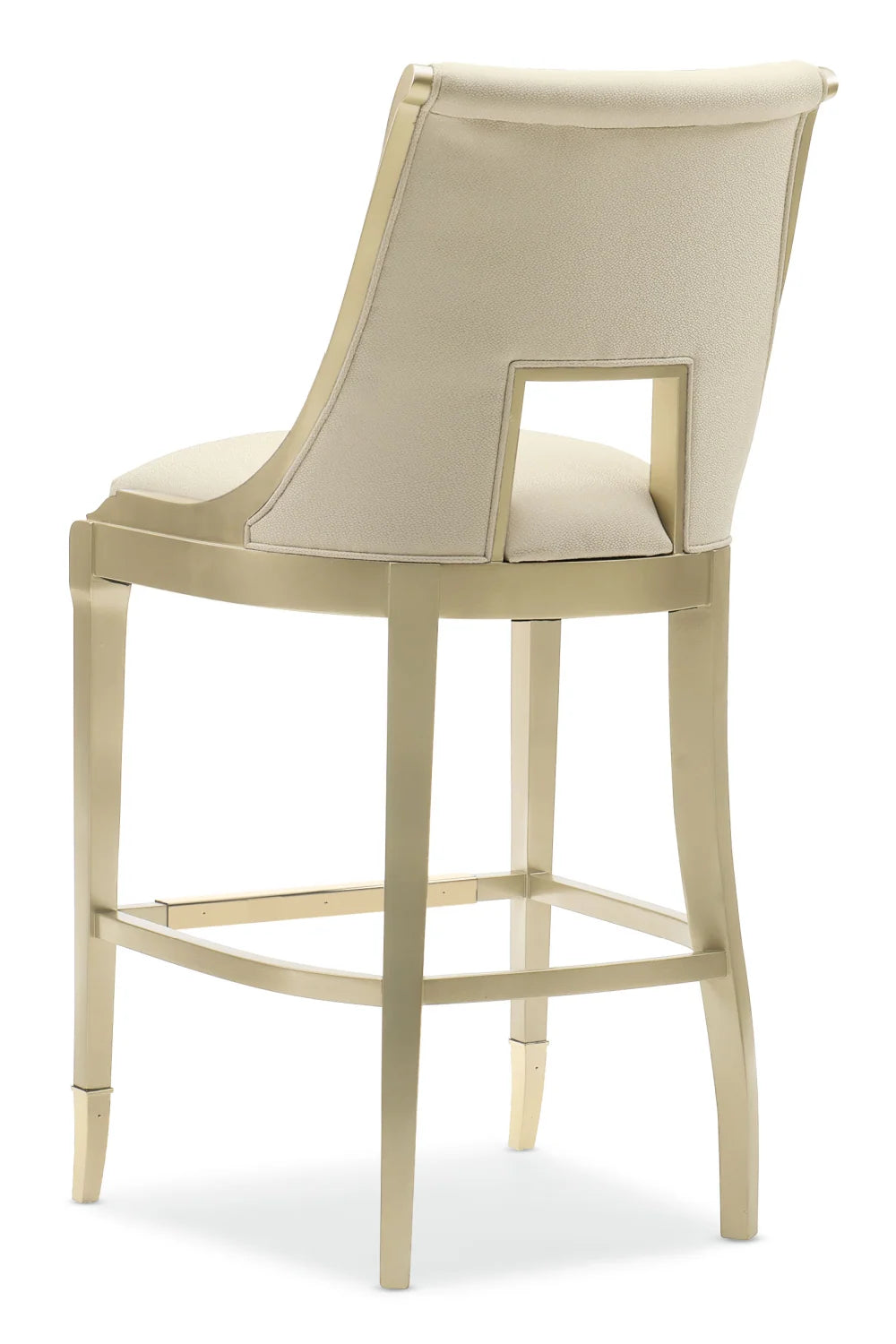 Luxury Upholstered Modern Bar Stool European Style for Villa