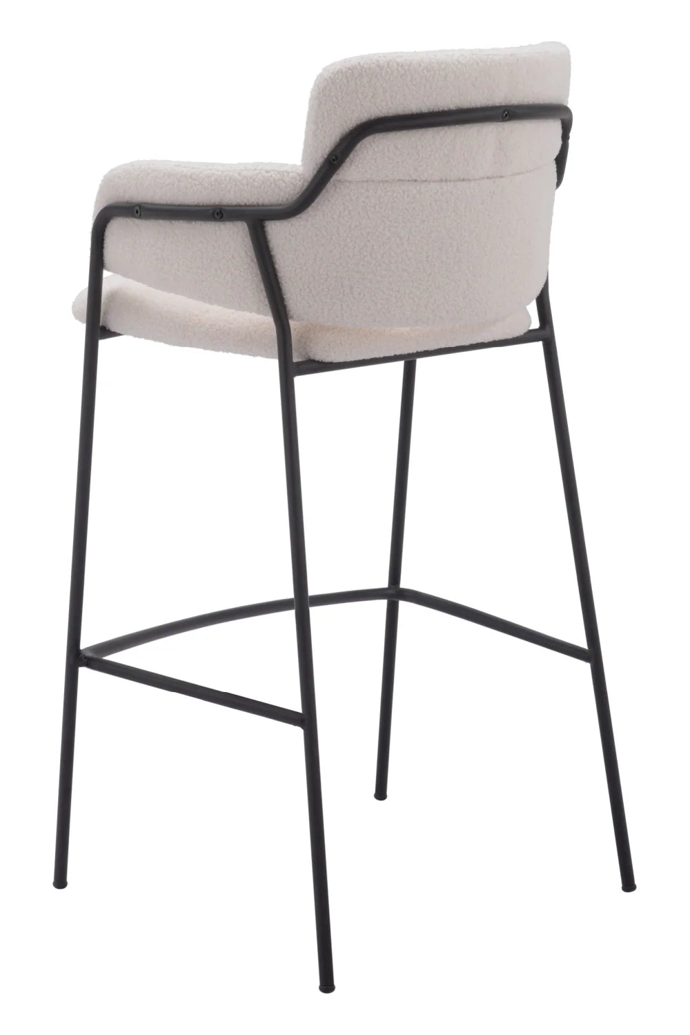 Luxury Upholstered Modern Bar Stool European Style for Villa