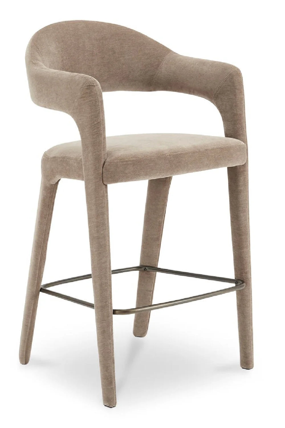 Luxury Upholstered Modern Bar Stool European Style for Villa