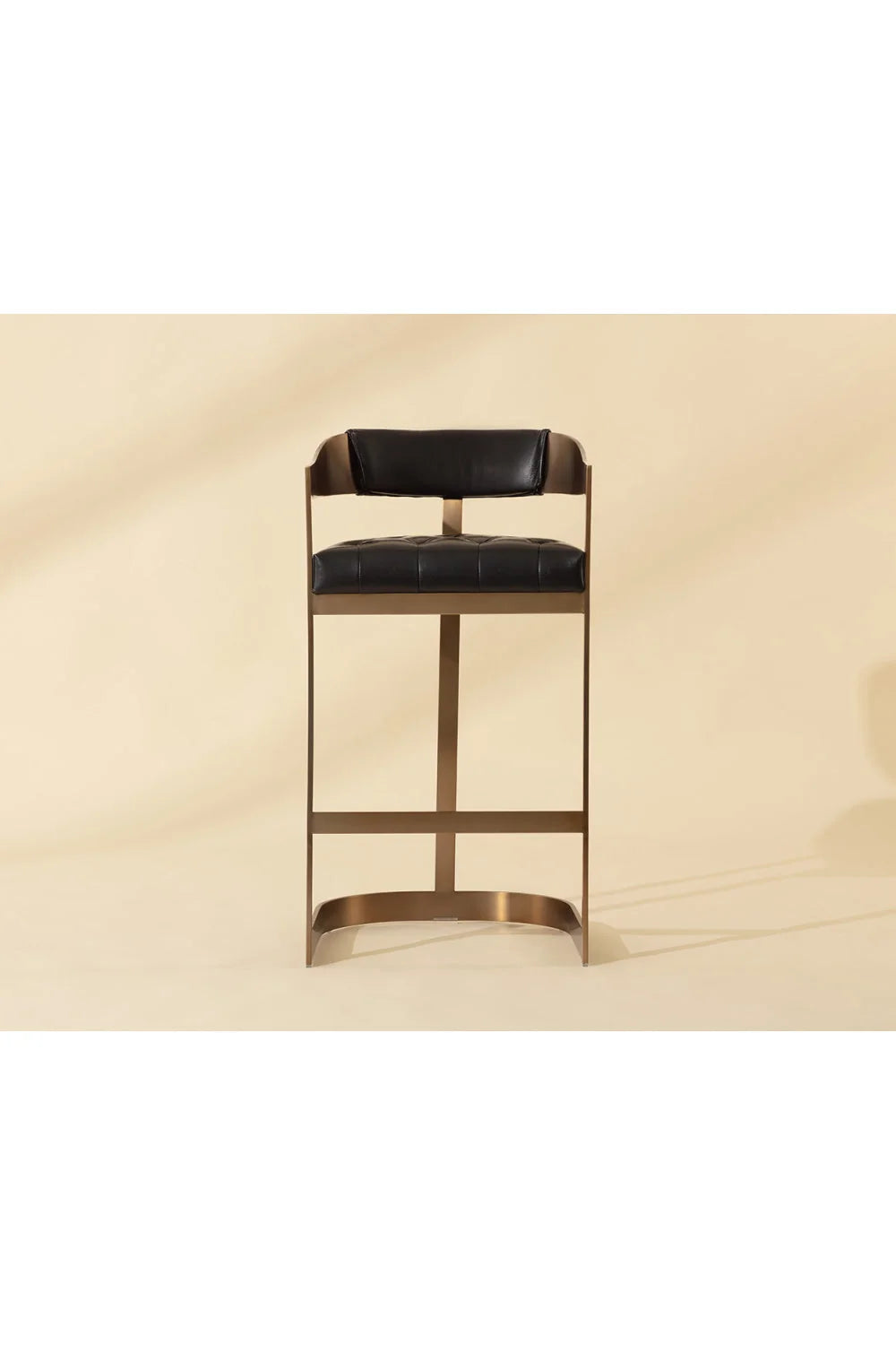 Luxury Upholstered Modern Bar Stool European Style for Villa