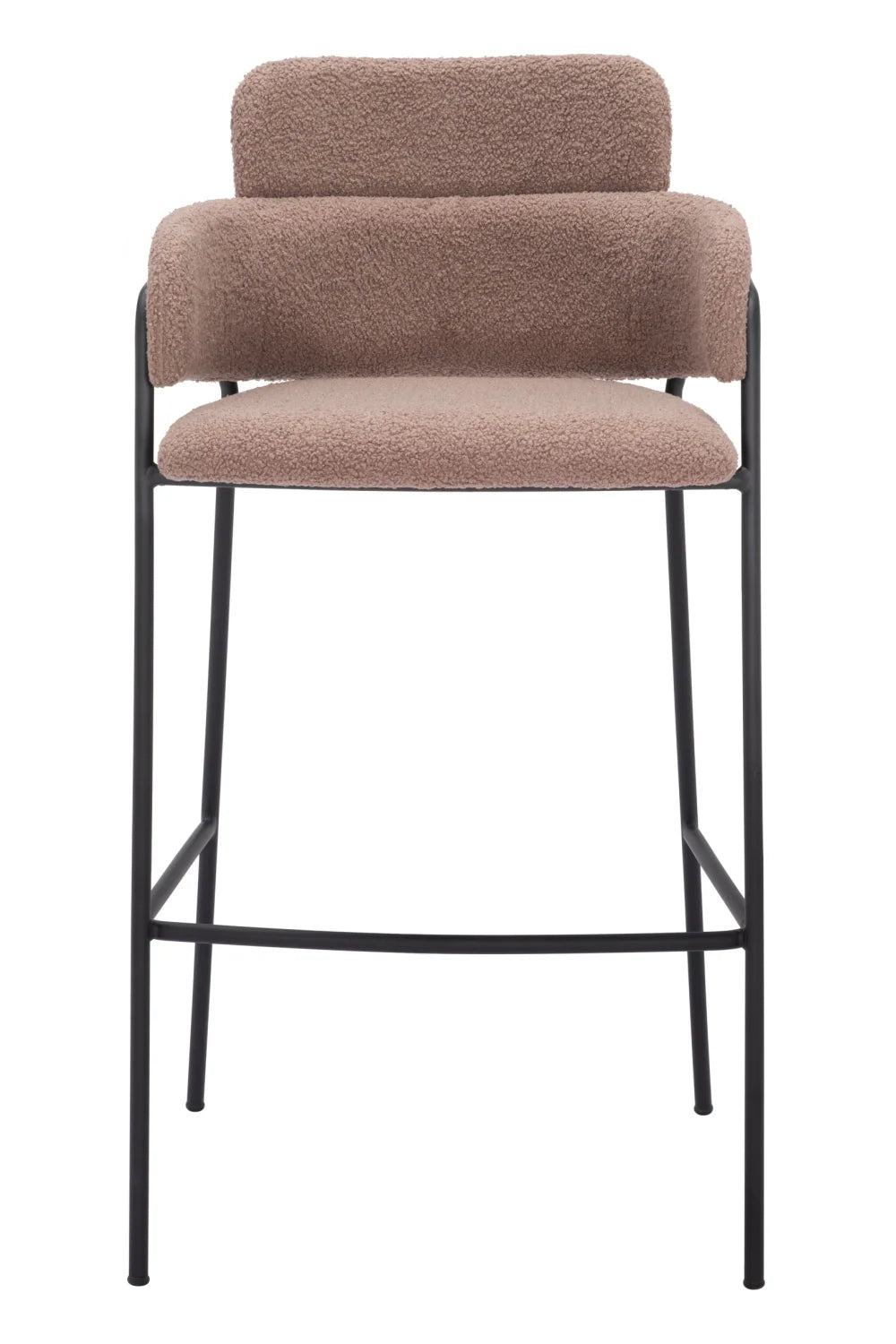 Luxury Upholstered Modern Bar Stool European Style for Villa