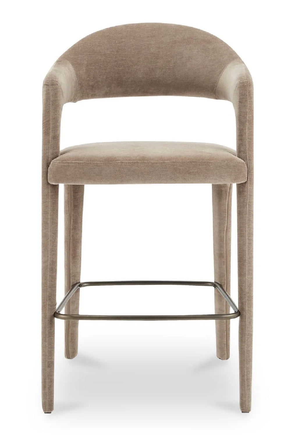 Luxury Upholstered Modern Bar Stool European Style for Villa