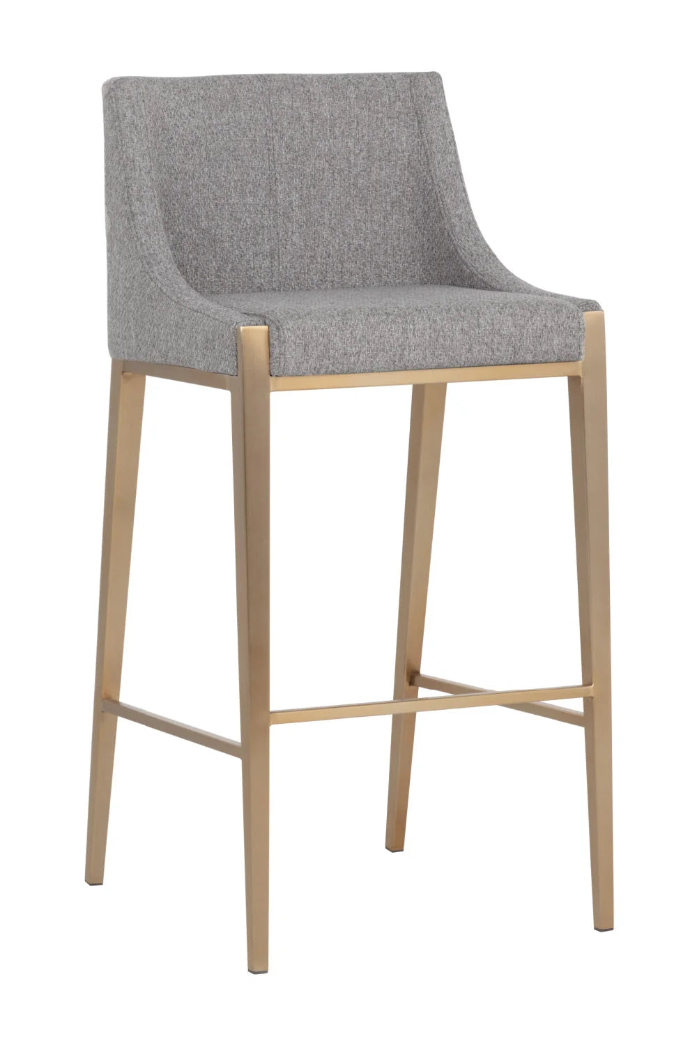 Luxury Upholstered Modern Bar Stool European Style for Villa