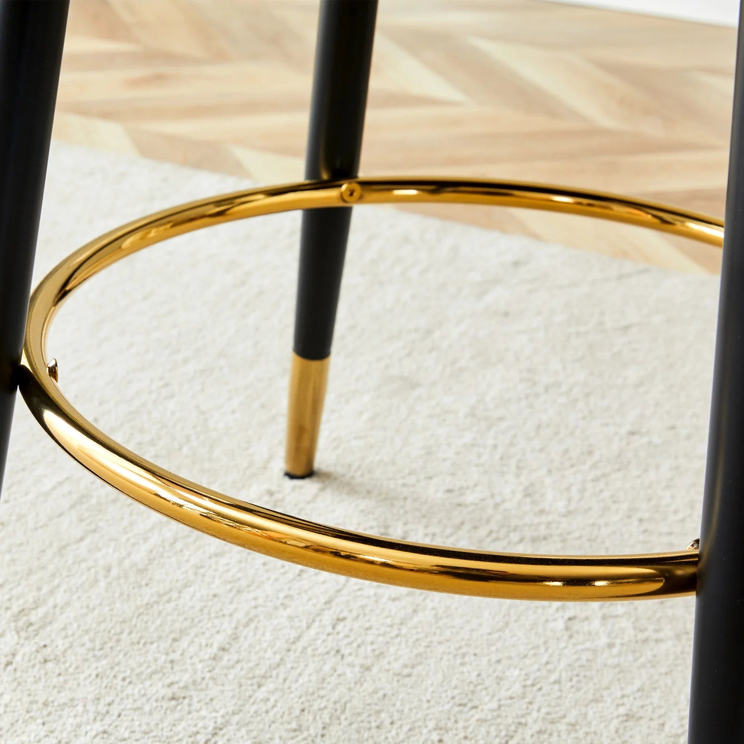 Luxury Upholstered Modern Bar Stool European Style for Villa