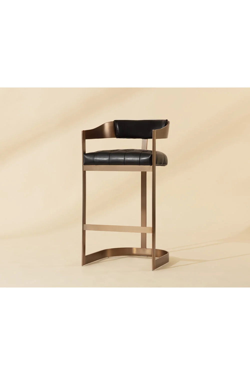Luxury Upholstered Modern Bar Stool European Style for Villa