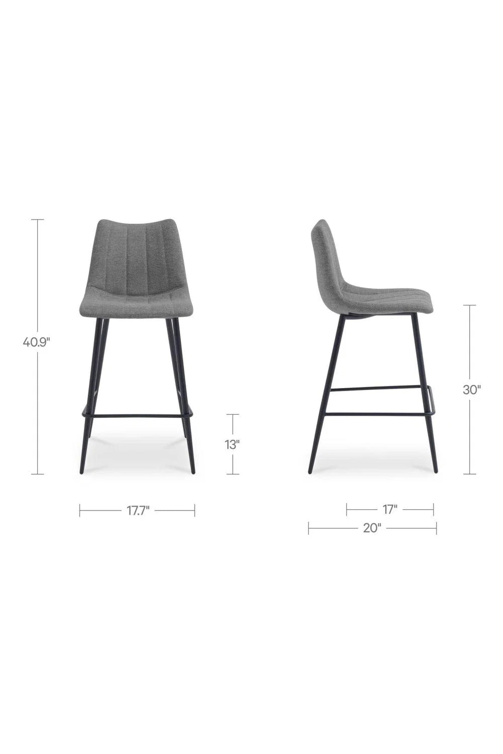 Luxury Upholstered Modern Bar Stools European Style for Villa