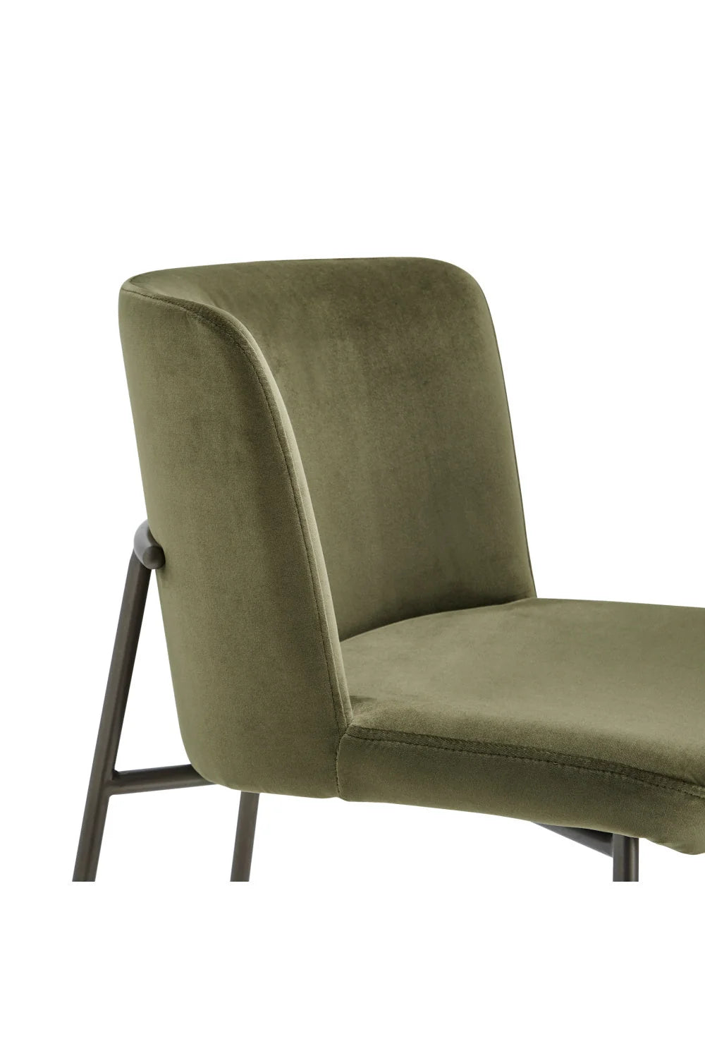 Luxury Upholstered Modern Barrel Counter Stool European Style for Villa
